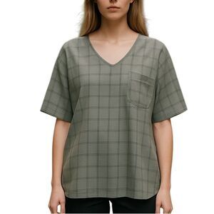 La Miel Women’s Career Wear Popover Top Size M